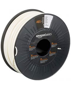 AmazonBasics ABS 3D Printer Filament 2.85mm White 1 kg Spool ABS285wh1000