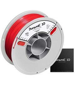DURAMIC 3D PETG Printing Filament 1.75mm 3D Printing Filament with Build Surface 200 x 200mm 1kg Spool(2.2lbs) Dimensional Accuracy +/- 0.05 mm (Red 1 Pack) PETG-Red