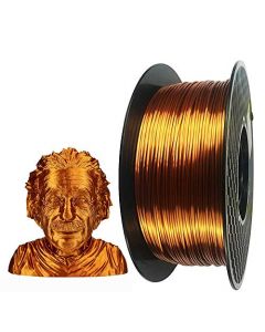 Silk Copper PLA 3D Printer Filament 1.75 mm 1KG 2.2LBS Spool 3D Printing Material CC3D Shine Silky Shiny Metallic Metal Red Purple Copper PLA Filament C000424