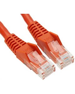 Tripp Lite N201-025-OR Cat6 Gigabit Snagless Molded Patch Cable (RJ45 M/M) 25-ft. - Orange N201-025-OR