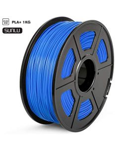 SUNLU PLA Plus 3D Printer Filament 1KG(2.2LBS) Spool 1.75 PLA Filament Dimensional Accuracy +/- 0.02 mm PLA+ Blue 1.75-PLA-Blue
