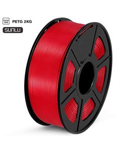 SUNLU PETG 3D Printer Filament PETG Filament 1.75mm Dimensional Accuracy +/- 0.02 mm 1 kg Spool PETG Red US-PETG-Red