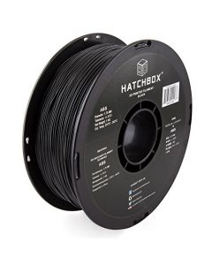 HATCHBOX ABS 3D Printer Filament Dimensional Accuracy +/- 0.03 mm 1 kg Spool 1.75 mm Black 3D-ABS-1KG1.75-BLK