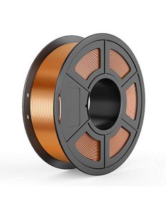 3D Printer Shiny Silk Copper PLA Filament 1.75mm TECBEARS 3D Printing Consumables Dimensional Accuracy +/- 0.02 mm 2.2LBS (1 Kg) Spool No-Tangle SP003