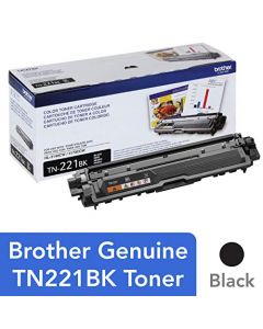 Brother Genuine Standard Yield Toner Cartridge TN221BK Replacement Black Toner Page Yield Upto 2,500 Pages Amazon Dash Replenishment Cartridge TN221 TN221BK