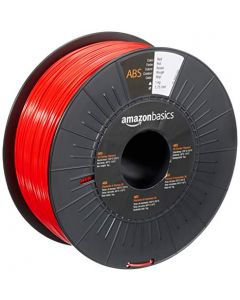 AmazonBasics ABS 3D Printer Filament 1.75mm Red 1 kg Spool ABS175rd1000