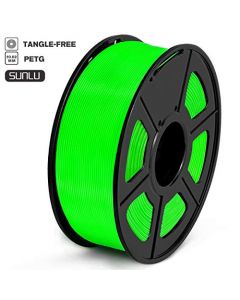 SUNLU PETG 3D Printer Filament PETG Filament 1.75mm Dimensional Accuracy +/- 0.02 mm 1 kg Spool PETG Green US-PETG-Green