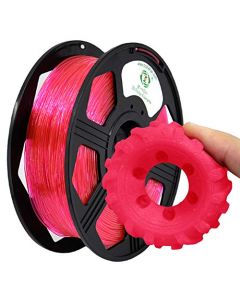 YOYI TPU 3D Printer Filament Flexible Filament 1.75mm,100% Virgin Raw Material,0.8KG Spool,Dimensional Accuracy +/- 0.03 mm (Pink) Flexible-TPU001-Pink