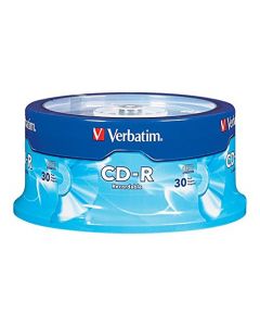 Verbatim CD-R 700MB 80 Minute 52x Recordable Disc - 30 Pack Spindle BLUE - 95152 95152