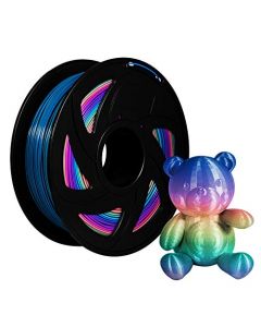 XVICO PLA Filaments Rainbow 3D Printer pla spools,1.75mm Filament 2.2 LBS 1KG Rainbow Color… XO-009