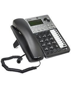 AT&T ML17939 2-Line Corded Telephone with Digital Answering System and Caller ID/Call Waiting Black/Silver ML17939