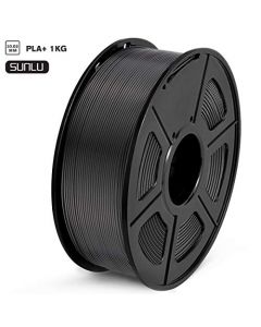 PLA 3D Printer Filament SUNLU PLA Plus Filament 1.75mm Dimensional Accuracy +/- 0.02 mm 1 kg Spool 1.75mm PLA+ Black 1.75-PLA-Black