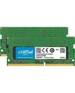 Crucial 32GB Kit (16GBx2) DDR4 3200 MT/s (PC4-25600) CL22 DR x8 Unbuffered SODIMM 260-Pin Memory - CT2K16G4SFD832A CT2K16G4SFD832A