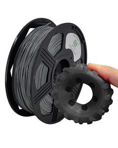 YOYI 3D Printer Filament,TPU Flexible Filament 1.75mm 0.8kg Spool Dimensional Accuracy +/- 0.03 mm,100% Europe Raw Material (Grey) Flexible-TPU001-Gray