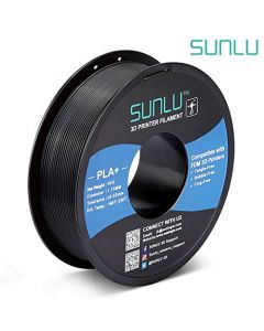 SUNLU PLA Plus 3D Filament 1.75mm for 3D Printer & 3D Pens 1KG (2.2LBS) PLA+ Filament Tolerance Accuracy +/- 0.02 mm Black SUNLU-PLA--3D-Filament-AU01