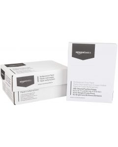 AmazonBasics Multipurpose Copy Printer Paper - White, 8.5 x 11 Inches, 3 Ream Case (1,500 Sheets)
