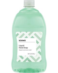 Solimo Liquid Hand Soap Refill, Mango and Coconut Water, 56 Fluid Ounces