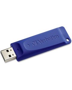 Verbatim 4GB USB Flash Drive Blue 4GB Blue RETRACTABLE BLUE 97087