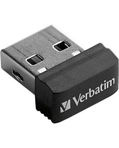 Verbatim 64GB Store n Stay Nano USB Flash Drive Black 64 GB 1 Pack STORE N STAY NANO SIZE 98365