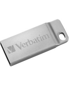 Verbatim 32GB Metal Executive USB Flash Drive Silver 32 GBUSB 2.0 Silver Water Resistant FLASH DRIVE SILVER