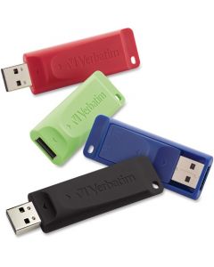 Verbatim 16GB Store n Go USB Flash Drive USB 2.0 4pk 16 GB USB 2.0 SNG 1 EACH BLUE GREEN RED BLACK