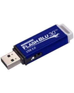 Kanguru FlashBlu30 with Physical Write Protect Switch SuperSpeed USB3.0 Flash Drive 64 GB Write Protection Switch, Shock Resistant, ReadyBoost, TAA Compliant 3.0 PHYSICAL WRITE PROTECT SWITCH