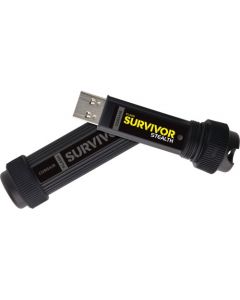 Corsair Flash Survivor Stealth 64GB USB 3.0 Flash Drive 64 GB USB 3.0 Black 3.0