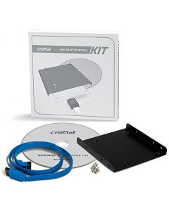 Crucial Desktop Install Kit for Solid State Drive SSD 3.5" Bay Adapter 2.5" Internal/External CTSSDINSTALLAC