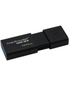 Kingston 128GB USB 3.0 DataTraveler 100 G3 (100MB/s read , 10MB/s write) 128 GB USB 3.0 Black G3 100MB/S READ 10MB/S WRITE