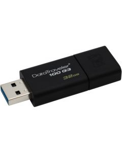 Kingston 32GB DataTraveler 100 G3 USB 3.0 Flash Drive 32 GB USB 3.0 Black DRV USB 3 MIN ORDER 100 UNIT INCRMT
