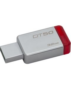 Kingston 32GB USB 3.0 DataTraveler 50 (Metal/Blue) 32 GB USB 3.0 Red 1/Pack METAL RED