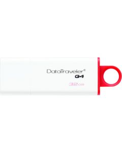 Kingston 32GB DataTraveler G4 USB 3.0 Flash Drive 32 GB USB 3.0 Red USB 3.0 CO-LOGO 100 MIN