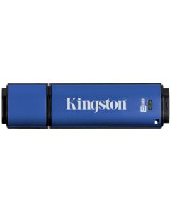Kingston 8GB DataTraveler Vault Privacy 3.0 USB 3.0 Flash Drive 8 GB USB 3.0 Encryption Support, Password Protection 256BIT AES ENCRYPTED