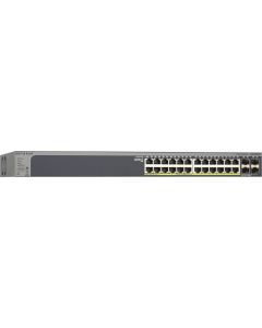 NETGEAR GS728TP ProSAFE® 24xGigabit Ports 4xGigabit SFP Fiber Ports. PoE/PoE+ Smart Managed Switches (GS728TP-100NAS)