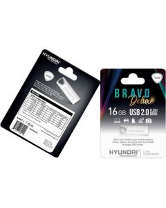 Hyundai Bravo Deluxe 2.0 USB 16 GB USB 2.0 Silver SILVER