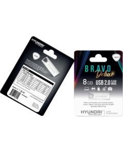 Hyundai Bravo Deluxe 2.0 USB 8 GB USB 2.0 Silver SILVER