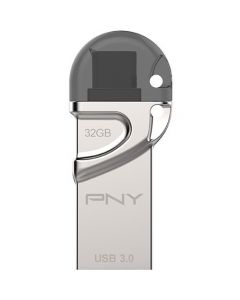 PNY DUO-LINK OTG USB 3.0 Flash Drive For Android 32 GB USB 3.0, Micro USB DRV FOR MICRO USB DEV*MUST ORD 20*