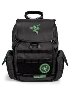 Mobile Edge Razer Carrying Case (Backpack) for 15.6 in Notebook - Black, Green Accent RAZERBP15