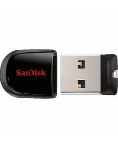 SanDisk 16GB Cruzer Fit USB 2.0 Flash Drive 16 GB USB 2.0 Black Encryption Support, Password Protection 3X5 INCHES RETAIL PACK NO RETURNS