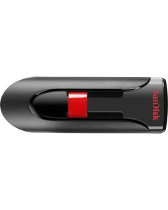 SanDisk Cruzer Glide USB Flash Drive 32 GB USB 2.0 Black, Red Retractable, Password Protection, Encryption Support, Temperature Proof GLIDE FLASH DRIVE USB