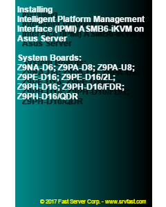 Installing Intelligent Platform Management Interface (IPMI) ASMB6-iKVM on Asus Server