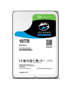 Seagate SkyHawk ST10000VX0004 10 TB 3.5" Internal Hard Disk Drive (HDD) SATA III 6.0Gb/s 7200 RPM 256 MB (20PK)