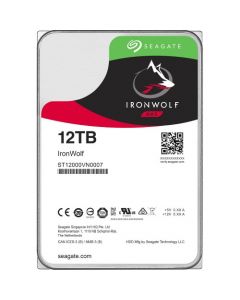 Seagate IronWolf ST12000VN0007 12 TB 3.5" Internal Hard Disk Drive (HDD) SATA III 6.0Gb/s 7200 RPM 256 MB (20PK)