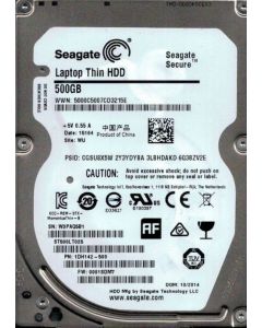 Seagate Laptop Thin ST500LT025 500 GB 2.5" Internal Hard Disk Drive (HDD) SATA II 3.0Gb/s 5400 RPM 16 MB