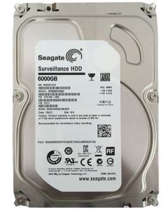 Seagate SkyHawk ST6000VX001 6 TB 3.5" Internal Hard Disk Drive (HDD) SATA III 6.0Gb/s 7200 RPM 256 MB (20PK)