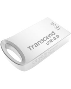 Transcend 16GB JetFlash 710S USB 3.0 Flash Drive 16 GB USB 3.0 Silver Dust Resistant, Shock Resistant, Water Resistant, Ergonomic SILVER PLATING
