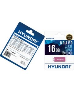 Hyundai 16GB Bravo USB 2.0 Flash Drive 16 GB USB 2.0 Pink 10Pack 2.0 PINK
