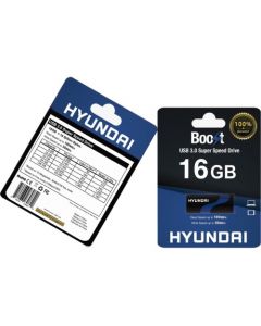 Hyundai 16GB Boost USB 3.0 Flash Drive 16 GB USB 3.0 Black, Blue 10Pack BOOST BLK/BLUE