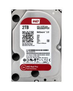 Western Digital Red Pro WD2002FFSX 2 TB 3.5" Internal Hard Disk Drive (HDD) SATA III 6.0Gb/s 7200 RPM 64 MB (20PK)