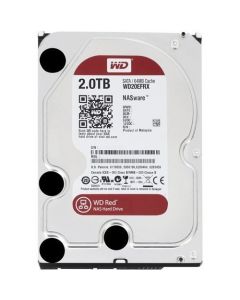 Western Digital Red WD20EFRX 2 TB 3.5" Internal Hard Disk Drive (HDD) SATA III 6.0Gb/s 5400 RPM 64 MB (20PK)